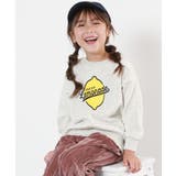 002-レモン-オートミール | デビラボ BOXシルエット プリントトレーナー | devirock
