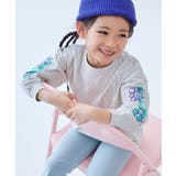 009-フラワー-オートミール | 綿100% デビラボ BIGシルエット | devirock