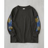 010-フラワー-スミクロ | 綿100% デビラボ BIGシルエット | devirock