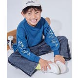 011-ロゴ3-クラシックブルー | 綿100% デビラボ BIGシルエット | devirock