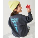 008-アイス-スミクロ | デビラボ プリント 裏起毛 | devirock