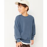 004-ブルーグレー | 無地 スウェットトレーナー 子供服 | devirock