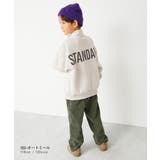 STANDARD バックロゴプリント ハーフジップ裏起毛トレーナー | devirock | 詳細画像5 