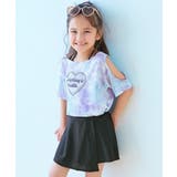 パープル | UVカット タイダイ セパレート水着 | devirock