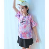 グレープピンク | UVカット タイダイ セパレート水着 | devirock