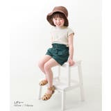 フレンチスリーブ リブ半袖Tシャツ 子供服 キッズ 女の子 Tシャツ トップス | devirock | 詳細画像5