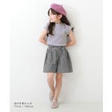 フレンチスリーブ リブ半袖Tシャツ 子供服 キッズ 女の子 Tシャツ トップス | devirock | 詳細画像9