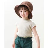 Lグレー | フレンチスリーブ リブ半袖Tシャツ 子供服 キッズ 女の子 Tシャツ トップス | devirock