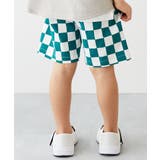 005-チェック-Dグリーン | よくばりストレッチ ツイル 総柄ベイカーハーフパンツ | devirock