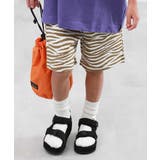 006-ゼブラ-Dグレージュ | よくばりストレッチ ツイル 総柄ベイカーハーフパンツ | devirock