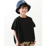 ブラック | モモンガTシャツ 子供服 キッズ 男の子 女の子 Tシャツ トップス | devirock