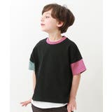 007-Dグレープ-ブラック | 綿100％ 型崩れしにくい 無地＆切替 | devirock