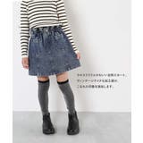 ウエストフリル デニムスカート 子供服 | devirock | 詳細画像2