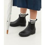 001-ブラック | サイドゴア レインブーツ 子供服 | devirock