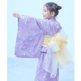 014-シェル-パープル | 着付け簡単 シワになりにくい セパレートワンピース浴衣 | devirock