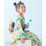 016-ヒマワリ-イエロー | 着付け簡単 シワになりにくい セパレートワンピース浴衣 | devirock