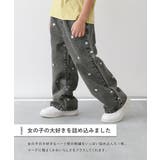 ハート刺繍 デニム ワイドパンツ | devirock | 詳細画像2