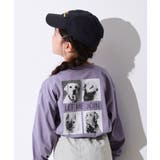 008-犬-Gパープル | 綿100％ デビラボ BIGシルエット | devirock