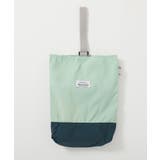 003-Gグリーン | バイカラーシューズバッグ 子供服 キッズ | devirock