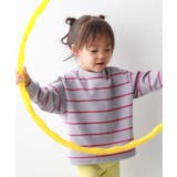 004-Dバイオレット | 表裏も前後もない 4WAY長袖Tシャツ 子供服 | devirock