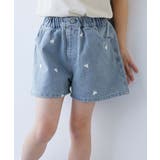 ケミカルサックス | ハート刺繍 デニムショートパンツ 子供服 | devirock