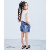 楽デニム リボンデザインショートパンツ 子供服 | devirock | 詳細画像6