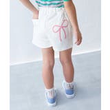 オフホワイト | 楽デニム リボンデザインショートパンツ 子供服 | devirock