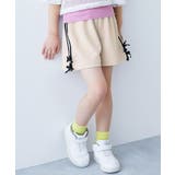 アイボリー | リボン付き サイドラインショートパンツ 子供服 | devirock