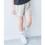 Lグレー | リボン付き サイドラインショートパンツ 子供服 | devirock