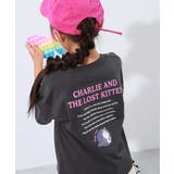 014-ネコ-スミクロ | 綿100% デビラボ ガールズ | devirock