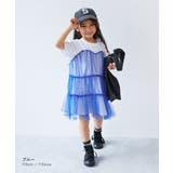 ふんわり チュールドッキングワンピース 子供服 | devirock | 詳細画像5