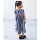 マルチボーダー リブワンピース 子供服 | devirock | 詳細画像3