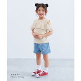 オフショルシフォンTシャツ 子供服 キッズ 女の子 Tシャツ トップス | devirock | 詳細画像3