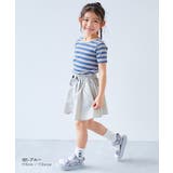 マルチボーダー 半袖Tシャツ 子供服 キッズ 女の子 Tシャツ トップス | devirock | 詳細画像3