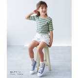 マルチボーダー 半袖Tシャツ 子供服 キッズ 女の子 Tシャツ トップス | devirock | 詳細画像6