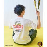 001-トラロゴ-オフホワイト | 阪神タイガースコラボ 大人半袖Tシャツ 子供服 | devirock
