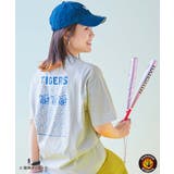 004-ロゴ-Lグレー | 阪神タイガースコラボ 大人半袖Tシャツ 子供服 | devirock