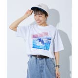 001-シャチ-ホワイト | 色が変わるマジックプリント 接触冷感 2WAY大人フォトTシャツ | devirock