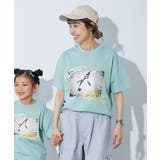 004-ペンギン-アイスミント | 色が変わるマジックプリント 接触冷感 2WAY大人フォトTシャツ | devirock