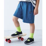 クラシックブルー | 防汚 ワンポイントハーフパンツ 子供服 | devirock