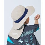 Lグレー | つばが広いUVカット サファリハット 子供服 | devirock