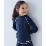 002-ネイビー-ホワイト | UVカット スクール用 Tシャツ型 | devirock