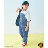 001-サックス | 阪神タイガースコラボ ライトオンスデニムサロペット 子供服 | devirock