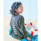 001-ロゴ-スミクロ | UVカット Tシャツ型 長袖ラッシュガード | devirock