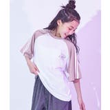 003-ダスティピンク | 袖ライン ラグラン 半袖Tシャツ | devirock