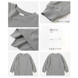綿100% お洗濯してもよれにくい無地ビッグシルエット 袖リブ長袖Tシャツ | devirock | 詳細画像17 