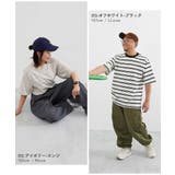 綿100%お洗濯してもよれにくい ビッグシルエット 大人ボーダー半袖Tシャツ | devirock | 詳細画像13