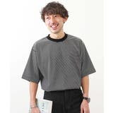 001-ブラック | 綿100%お洗濯してもよれにくい ビッグシルエット 大人ボーダー半袖Tシャツ | devirock