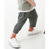 杢チャコール | 7分丈 裾リブパンツ 子供服 | devirock