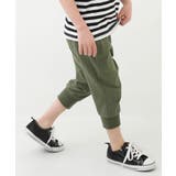 Dオリーブ | 7分丈 裾リブパンツ 子供服 | devirock